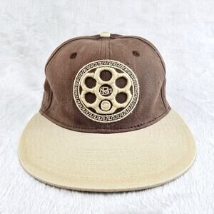 Vintage Billionaire Mafia Flex-fit Hat Brown One Size Streetwear Music Art